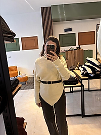 Boğazlı standart yarasa kol kazak