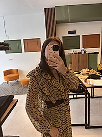 İçi astarlı şifon elbise